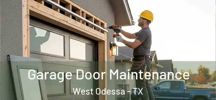 Garage Door Maintenance West Odessa - TX